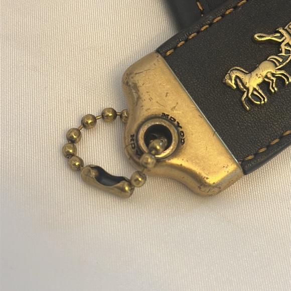 Coach Rae Tote Black Leather Bag - Picture 10 of 12